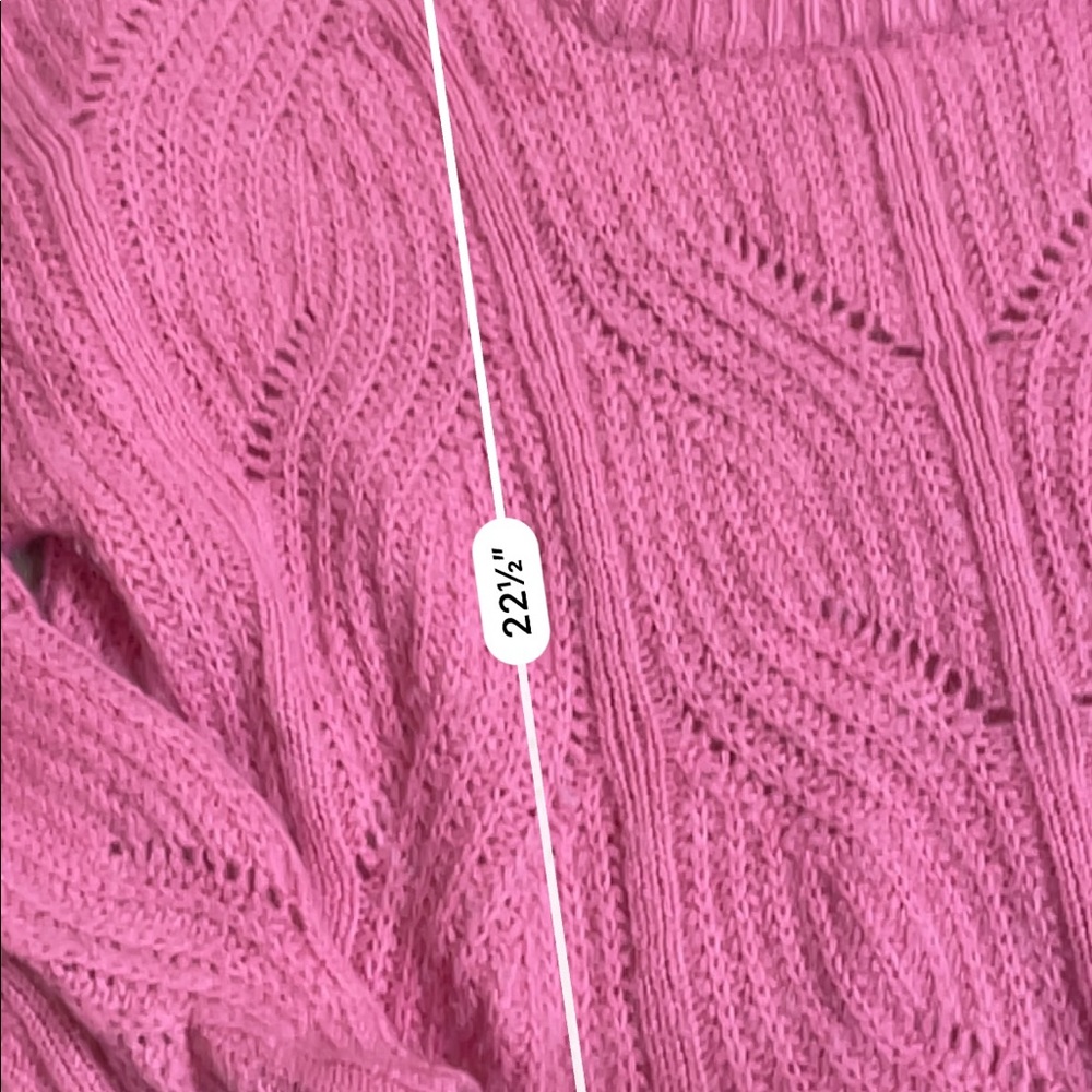 Madewell Charley pullover hot pink sweater - Picture 4 of 5